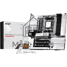 Материнская плата MSI PRO B850M-A WIFI PZ, AM5, AMD B850, 4xDDR5, 4xSATA, 2xM.2, 1xPCIe 5.0 x16, DisplayPort, HDMI, 1x5Gb LAN, USB Type-C, 3x3.5 мм, 7.1, microATX