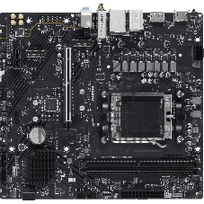 Материнская плата MSI PRO A620AM-G EVO WIFI, AM5, AMD A620A, 2xDDR5, 4xSATA, 2xM.2, 1xPCIe 4.0 x16, 1xPCIe 3.0 x1, 1xHDMI, 1xDisplayPort, 1x 2.5Gb LAN, 4xUSB 5Gbps Type-A, 2xUSB 2.0, 3x3.5 мм, 7.1, microATX