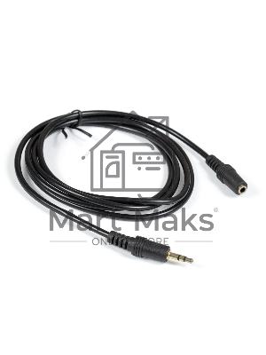 Удлинитель звуковой Exegate EX-CCA-423-1.5 (3.5мм Jack M/3.5мм Jack F, 1,5м, позолоченные контакты)