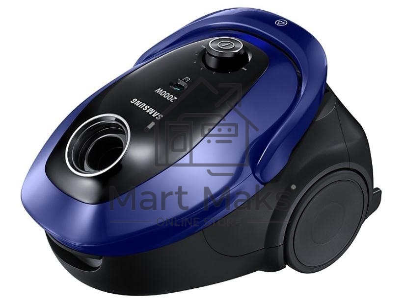 Пылесос Samsung VC20M251AWB синий, 460/2000 Вт, уборка сухая, пылесборник мешок 2.5 л