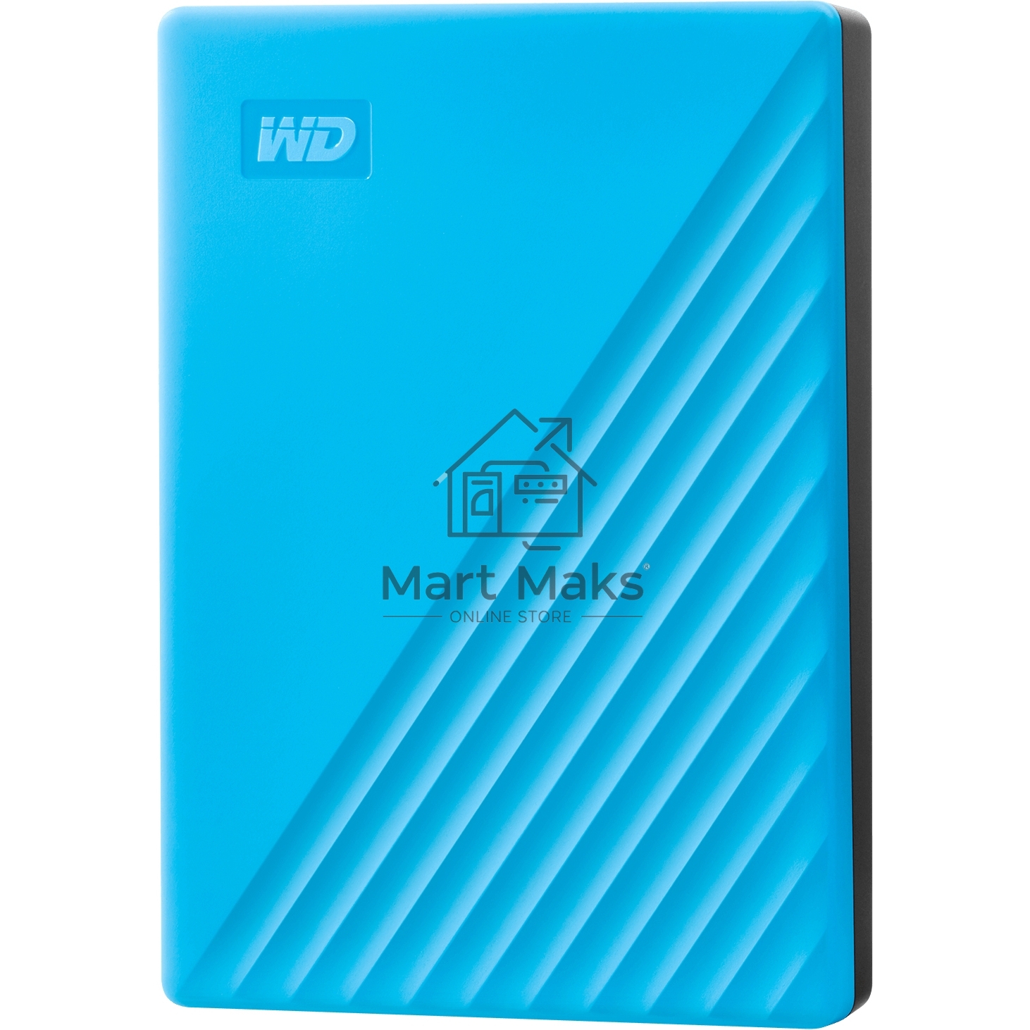 Накопитель Portable HDD 5TB WD My Passport (Blue), USB 3.2 Gen1, 107x75x19mm, 210g /12 мес./