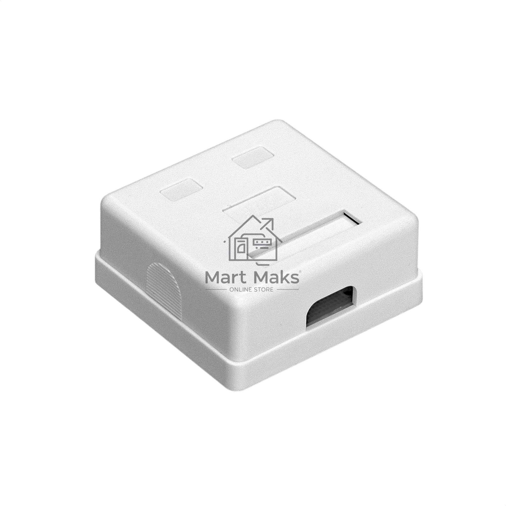 Розетка внешняя двойная ExeGate SM2-RJ45-C6 RJ-45 кат.6 UTP Krone/110