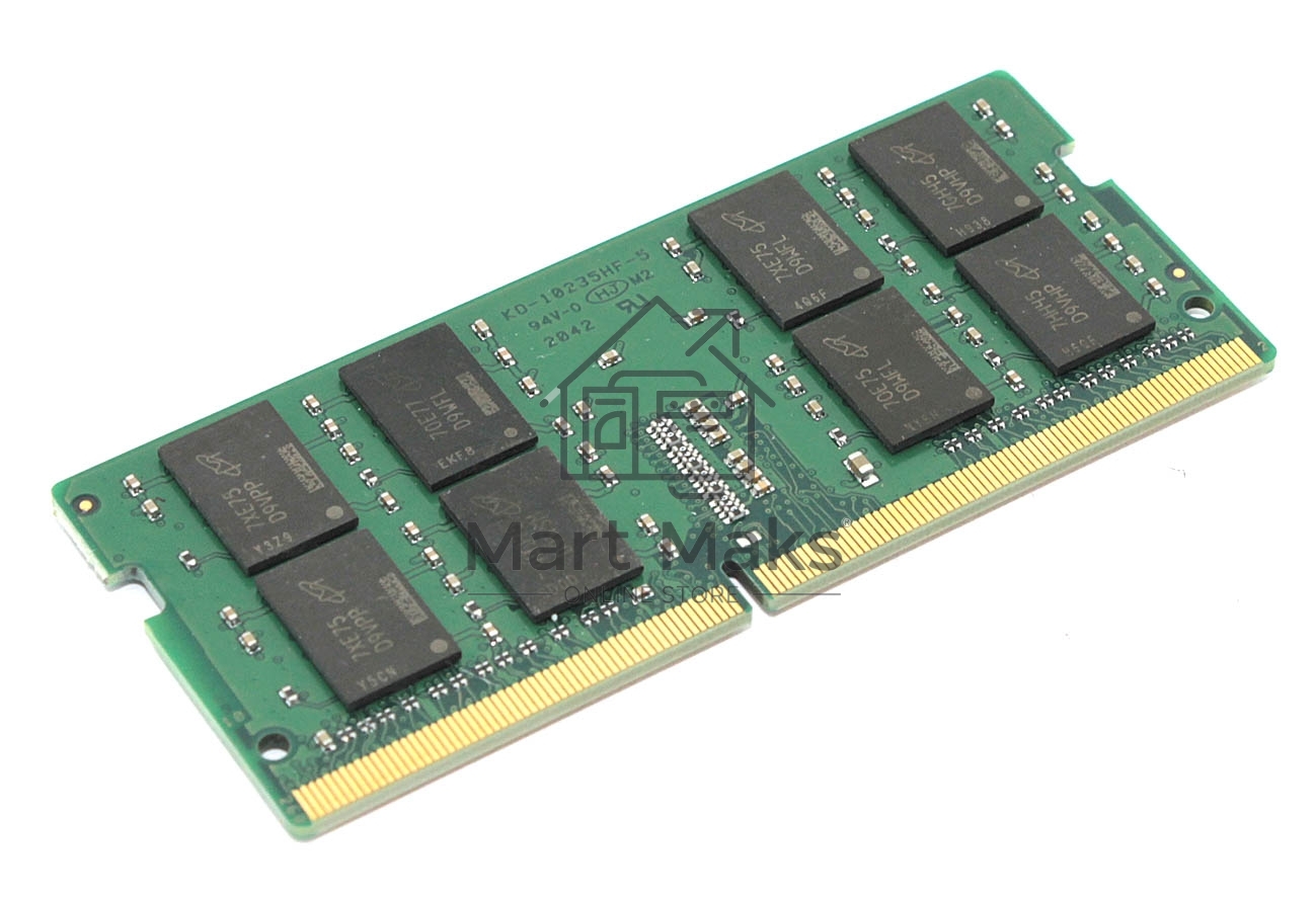 Оперативная память Kingston ValueRAM, DDR4, 16GB (1x16GB), 2666MHz, CL19, SO-DIMM