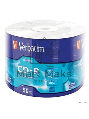 Диск CD-R Verbatim 700 Mb, 52x, Shrink (50), DataLife (50/600)