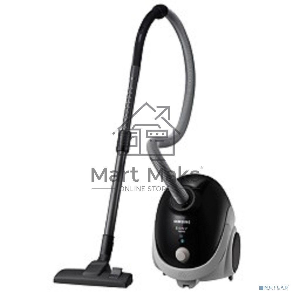Пылесос Samsung VCC5241S3K/XEV черный/серый, 410/1800 Вт, уборка сухая, пылесборник мешок 2.4 л