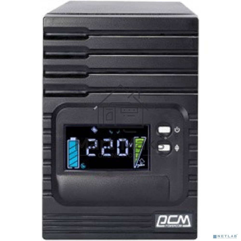 Источник бесперебойного питания Powercom Smart King Pro+ SPT-3000-II LCD 2400Вт 3000ВА черный