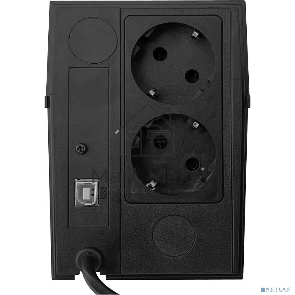 Источник бесперебойного питания Powercom Raptor RPT-600AP SE 360Вт 600ВА черный