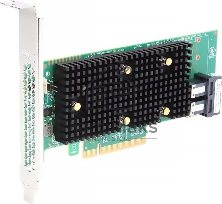 Контроллер MegaRAID 9440-8i SGL (05-50008-02), PCIe 3.1 x8 LP, SAS/SATA/NVMe, RAID 0,1,5,6,10,50,60, 8port(2 * int SFF8643), 3408 IOC