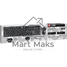 Комплект клавиатура + мышь Defender C-915 RU черный USB Беспроводной, полноразмерный