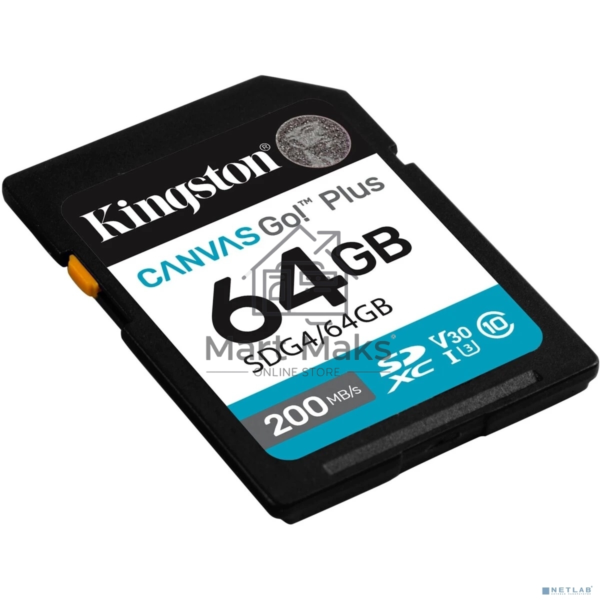 Флеш карта SDXC 64Gb Kingston SDG4/64Gb Canvas Go! Plus w/o adapter