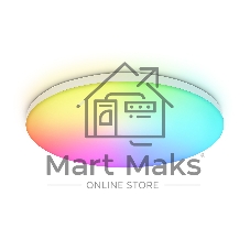 Умный светодиодный светильник FZ2001 WH белый IP54 20W 3000K-6500K+RGB Wi-Fi Алиса/Tuya/Smart Home/Alexa D300*55 (ПДУ ИК)