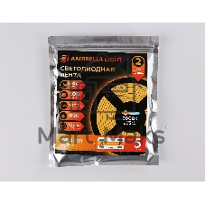 Светодиодная лента Ambrella light GS4701 COB 480Led/ 12W m/ 24V IP20 3000K/ 5000*8*1.54mm (2 конт.)
