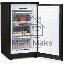 Морозильная камера Бирюса B412 черный, 80л, 3 ящика
