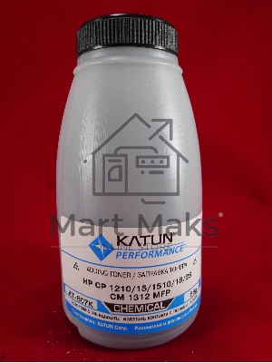 Тонер HP CP 1210/15/1510/18/25/CM 1312 MFP черный, химический (фл.55г.) Katun фас. Россия