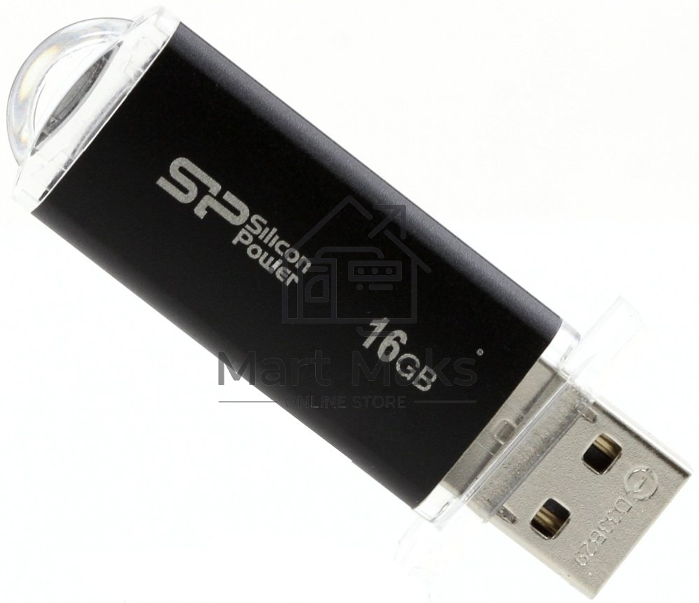 Флешка USB R/W R/W 16Gb Ultima II-I Series SP016GBUF2M01V1K USB2.0 черный