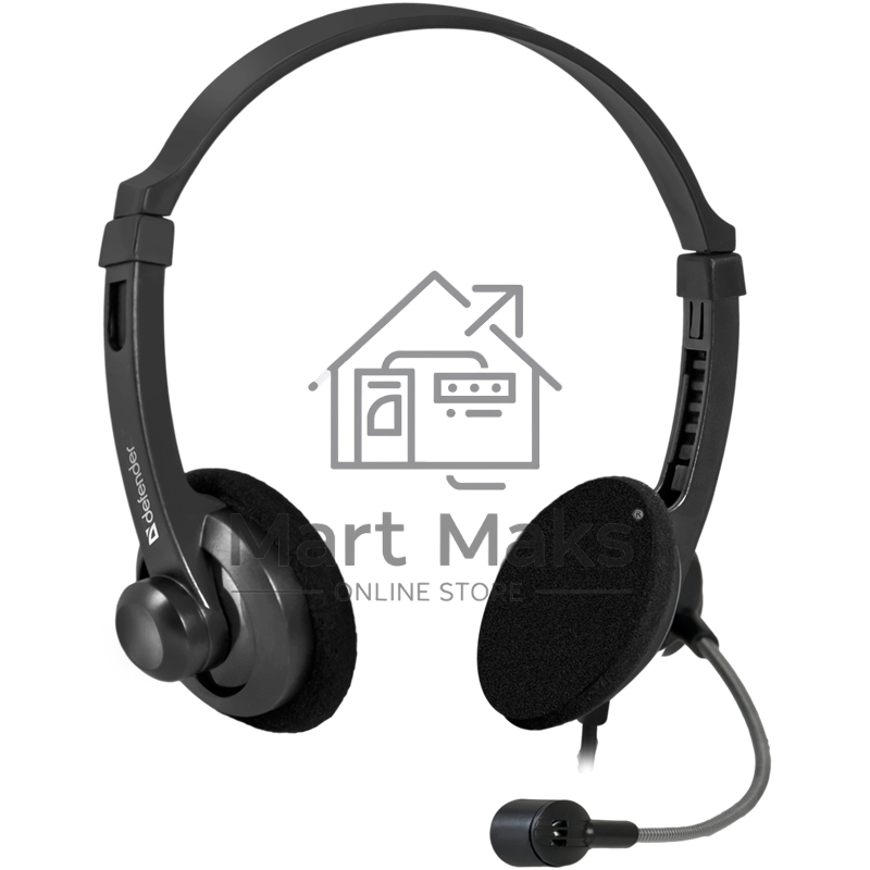 Гарнитура Defender Aura 104 черный (кабель 1.8м)