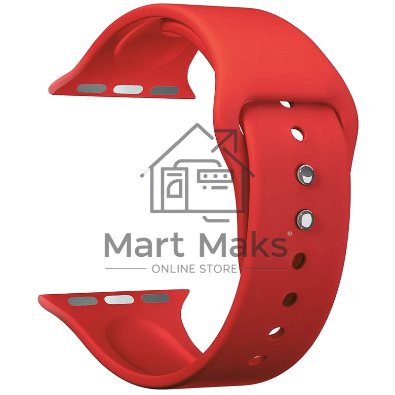 Спортивный силиконовый ремешок Lyambda Altair для Apple Watch 38/40 mm DS-APS08-40-RD Red
