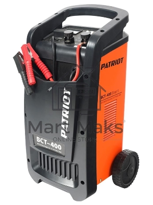 Устройство пуско-зарядное PATRIOT BCT-400 Start 220В±15% 2250Вт 12/24В з/п60/250А 65-700А/ч 14.5кг