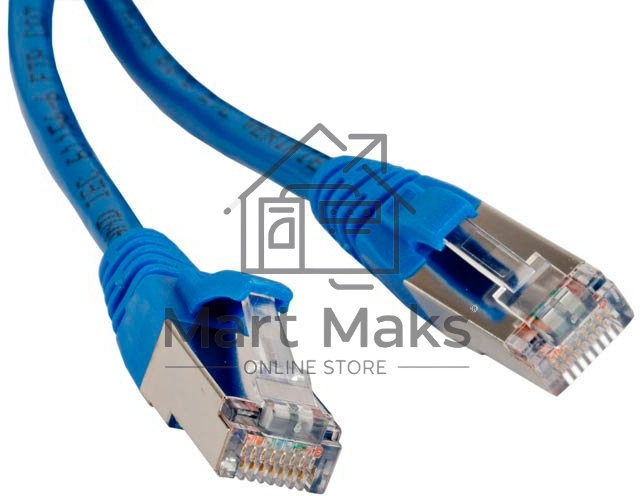 Патч-корд Hyperline PC-LPM-STP-RJ45-RJ45-C5e-0.5M-LSZH-BL Патч-корд F/­UTP, экранированный, Cat.5e, LSZH, 0.5 м, синий