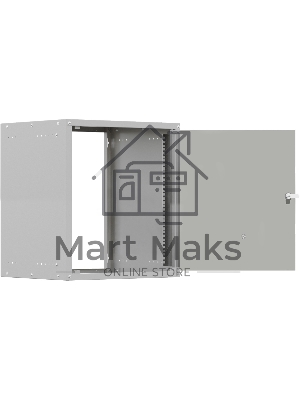 Шкаф коммутационный NTSS Lime (NTSS-WL12U5560GS) настенный 12U 550x600мм пер.дв.стекл несъемн.бок.пан. 30кг серый 110град. IP20 сталь