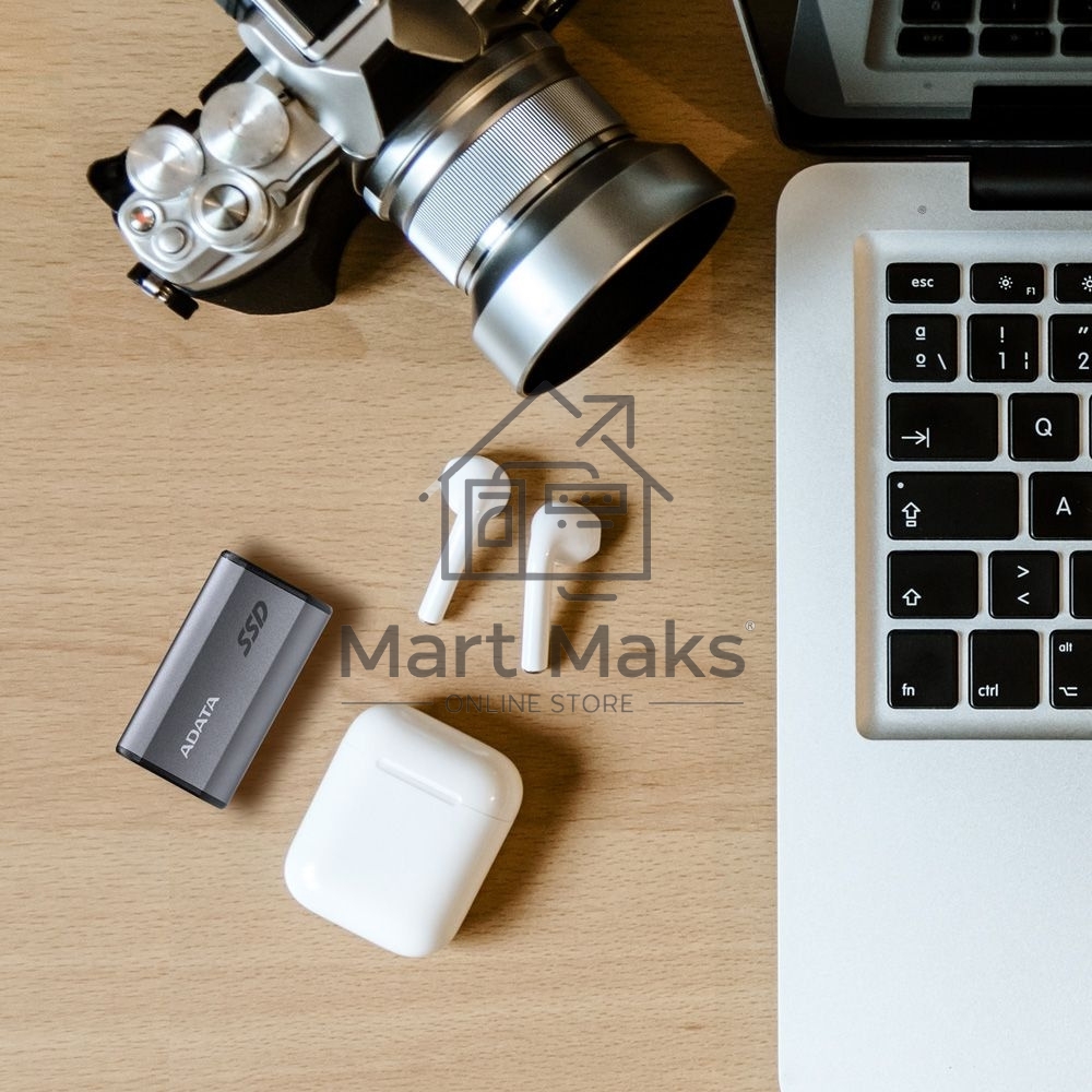 Внешний накопитель SSD ADATA 2Tb USB3.2, SE880, R/W 2000MB/2000MB/s, серый