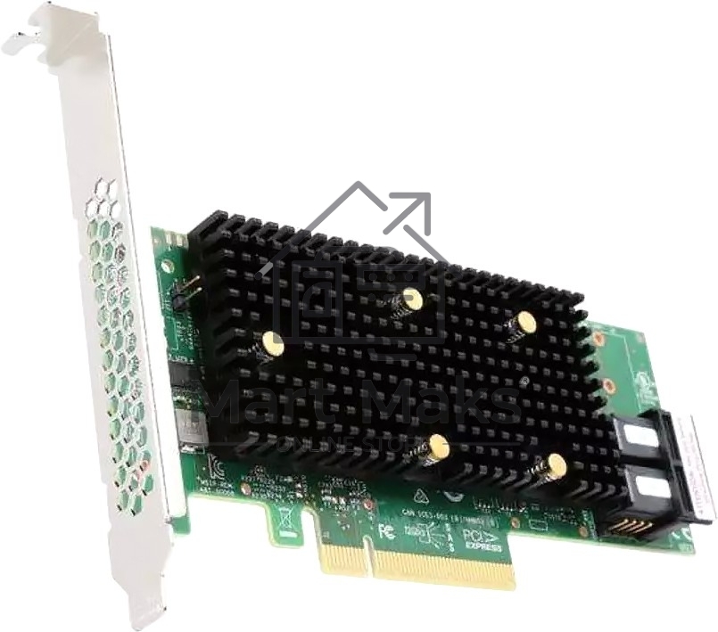 Контроллер MegaRAID 9440-8i SGL (05-50008-02), PCIe 3.1 x8 LP, SAS/SATA/NVMe, RAID 0,1,5,6,10,50,60, 8port(2 * int SFF8643), 3408 IOC