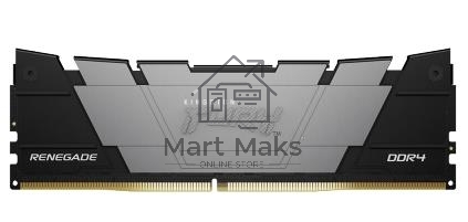 Оперативная память Kingston Fury Renegade, DDR4, 16GB (2x8GB), 3600MHz, CL16, DIMM, с радиаторами, серый/черный
