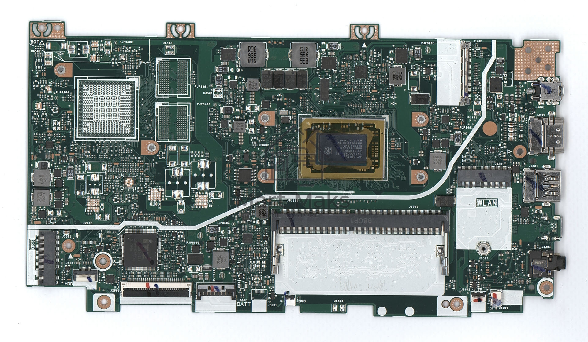 Материнская плата для Asus X412DA 4G/R5-3500U 90NB0M50-R00010