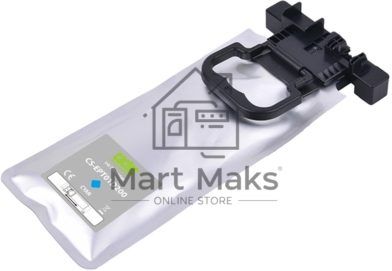 Картридж струйный Cactus CS-EPT01D200 T01D2 голубой (220мл) для Epson WorkForce Pro WF-C529R/C529RDTW/C529RDTW EPP