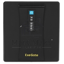 Источник бесперебойного питания ExeGate SpecialPro UNB-1200.LED.AVR.2SH.3C13.USB 1200VA/750W, LED, AVR, 2*Schuko+3*C13, USB,съемн.кабель, металлический корпус, черный