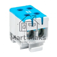 Клемма силовая вводная двойная КСВ 16-50 синяя EKF PROxima plc-kvs2-16-50-blue EKF