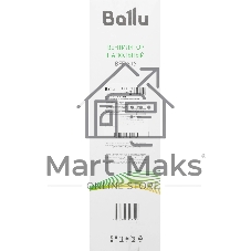 Вентилятор Ballu BFF-815 черный, напольный, 45 Вт, 3 скорости, 40 см