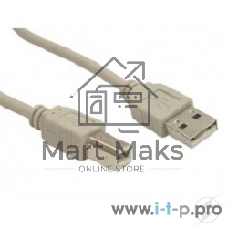 Кабель 5bites UC5010-018C USB2.0, AM/BM, 1.8м.