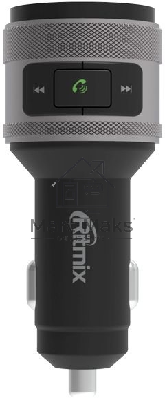 Автомобильный FM-модулятор Ritmix FMT-A707 черный MicroSD BT USB