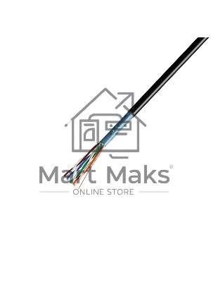 Кабель витая пара Rexant F/UTP, категория 5e, ZH нг(А)-HF, 4PR, 24AWG, внешний, черный, 305 м