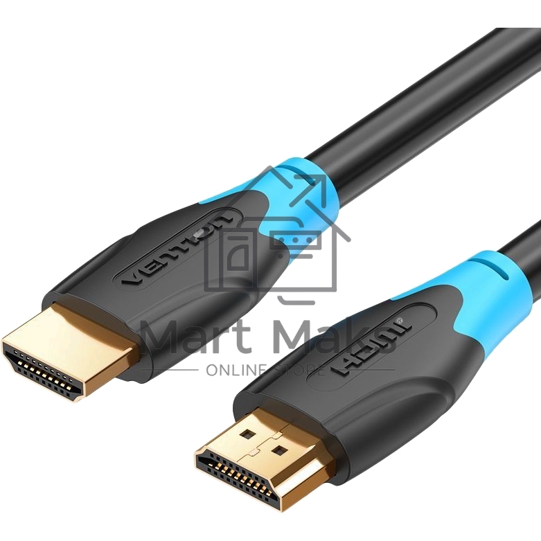 Кабель Vention HDMI High speed v2.0 with Ethernet 19M/19M - 1м