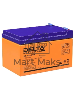 Батарея Delta HR 12-51W (12V, 12Ah)