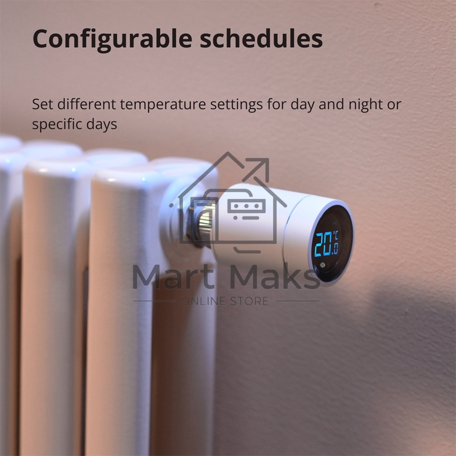 Термоголовка Aqara Smart Radiator Thermostat E1 (SRTS-A01) для радиат. резьбовой