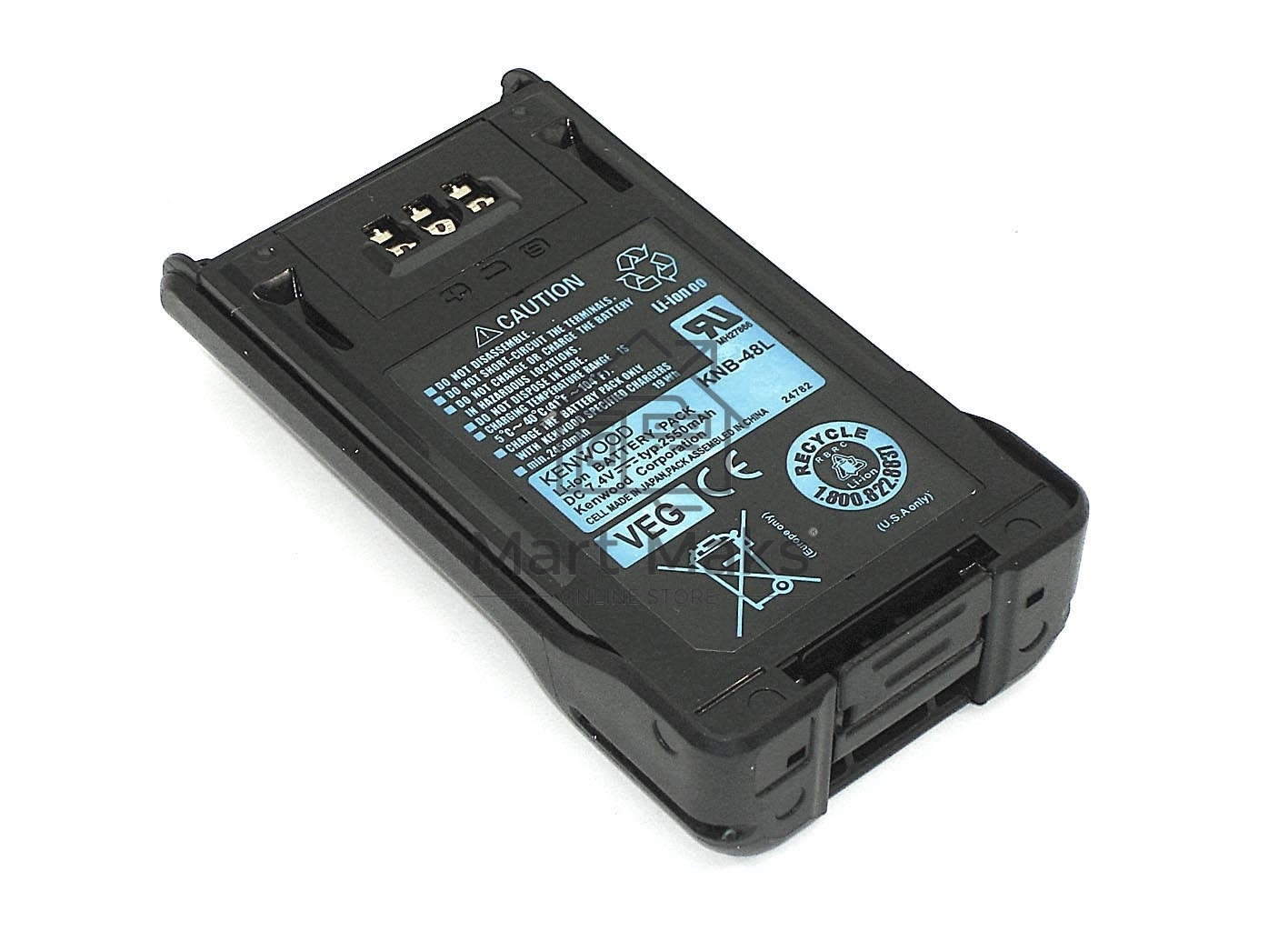 Аккумулятор для Kenwood NX-200 NX-300 NX200 (KNB-48) Li-ion 7,4V 2200mAh