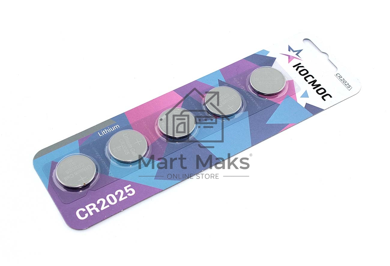 Батарейка Космос CR2025 5 шт.