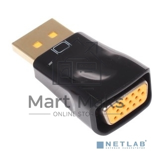 Переходник DisplayPort - VGA Cablexpert A-DPM-VGAF-01, 20M/15F, пакет