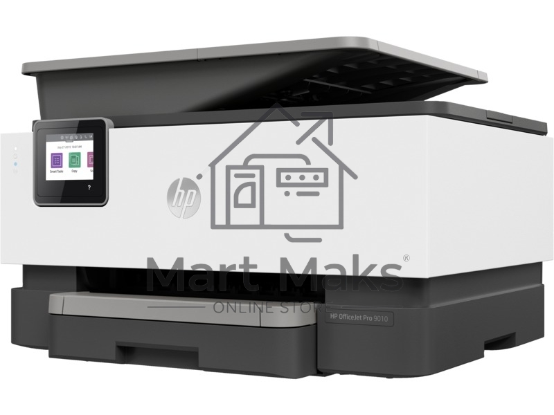 МФУ струйный HP OfficeJet Pro 9010 AiO (3UK83B), A4, цветной, печ. до 22 стр/мин. (ч/б) до 18 стр/мин. (цвет), скан. до 8 стр/мин., 1200 x 1200 dpi, USB, RJ-45, Wi-Fi, Air Print