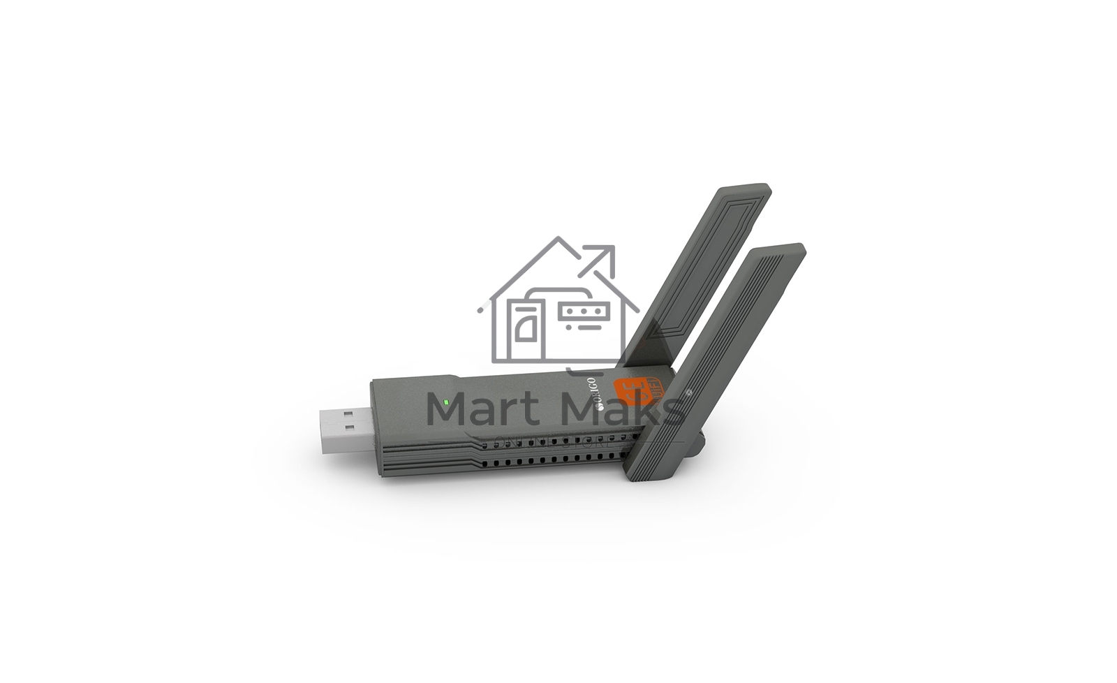 Сетевой адаптер Wi-Fi Origo OW1800M, AX1800, USB 3.0, (ант.внеш.несъем.) 2ант.