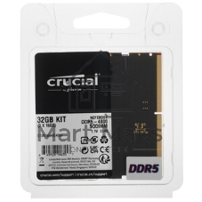 Оперативная память Crucial, DDR5, 16GB (1x16 GB), 4800 MHz, CL40, DIMM