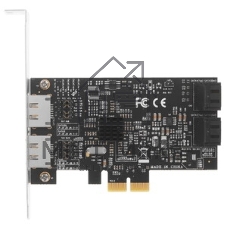 Контроллер ExeGate EXE-501 PCI-E 2.0, SATA3 6Gb/s, 2 int+2 ext (OEM)