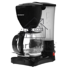 Кофеварка капельного типа Endever Costa-1044, мощность 800 Вт, -стальной/черный, объем 1,5л, LCD дисплей, по 4 шт/уп