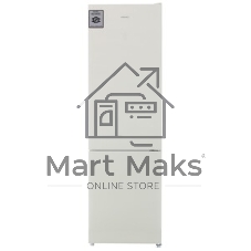 Холодильник Maunfeld MFF200NFBG Inverter бежевый двухкамерный 271/106 л морозилка снизу, No Frost