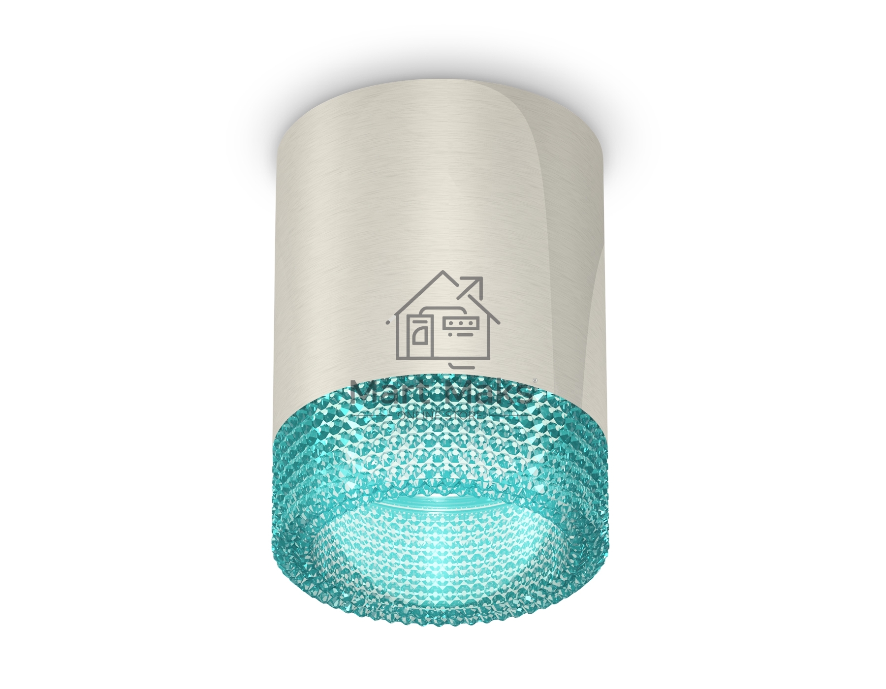 Светильник Ambrella Light XS6305011 PSL/BL серебро полированное/голубой MR16 GU5.3 (C6305, N6153)