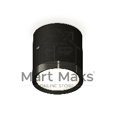 Светильник Ambrella Light XS8142002 SBK/PBK черный песок/черный полированный GX53 (C8142, N8113)