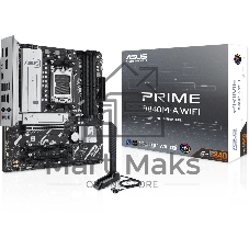 Материнская плата ASUS PRIME B840M-A WIFI, AM5, AMD B840, 4xDDR5, 4xSATA, 3xM.2, 1xPCIe 4.0 x16, 2xPCIe 3.0 x1, DisplayPort, HDMI, 1x2.5Gb LAN, USB Type-C, 3x3.5 мм, 7.1, microATX